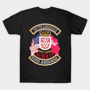 307TH Engineer Battalion X 300 T-Shirt